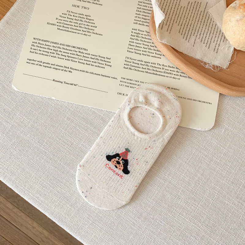 silicone non-slip tight cute socks women's boat socks summer thin pure cotton invisible socks low top socks cartoon japanese style Application Scenario