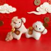 2026 year of the horse zodiac pony plush toy pendant doll cute immediately rich mascot doll pendant Item Picture