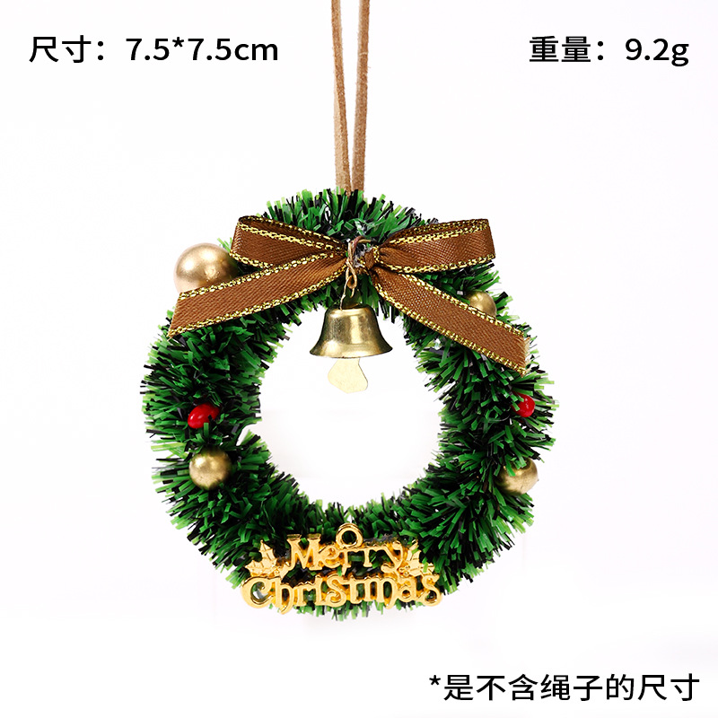 christmas decorations christmas mini garland door hanging home display window christmas tree ornamental flower loop chinese hawthorn decoration Specification drawing