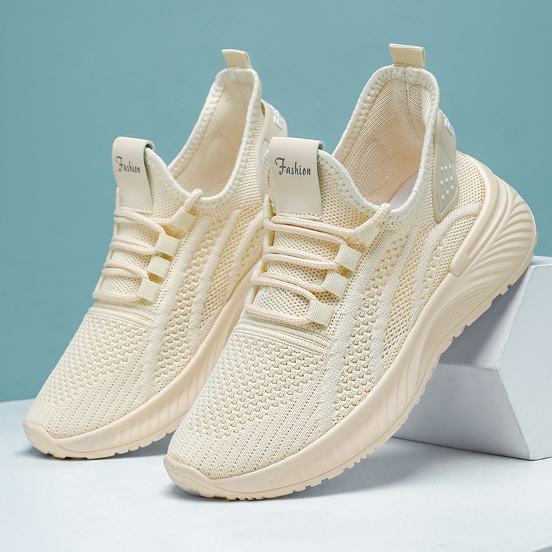 women's shoes soft bottom not tired cross-border shoes women's summer new white shoes air cushion shoes slip-on casual sneakers full figure