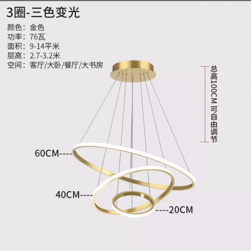 living room chandelier modern minimalist lighting internet celebrity light luxury nordic lamps creative personalized bedroom bar dining room chandelier Item Picture