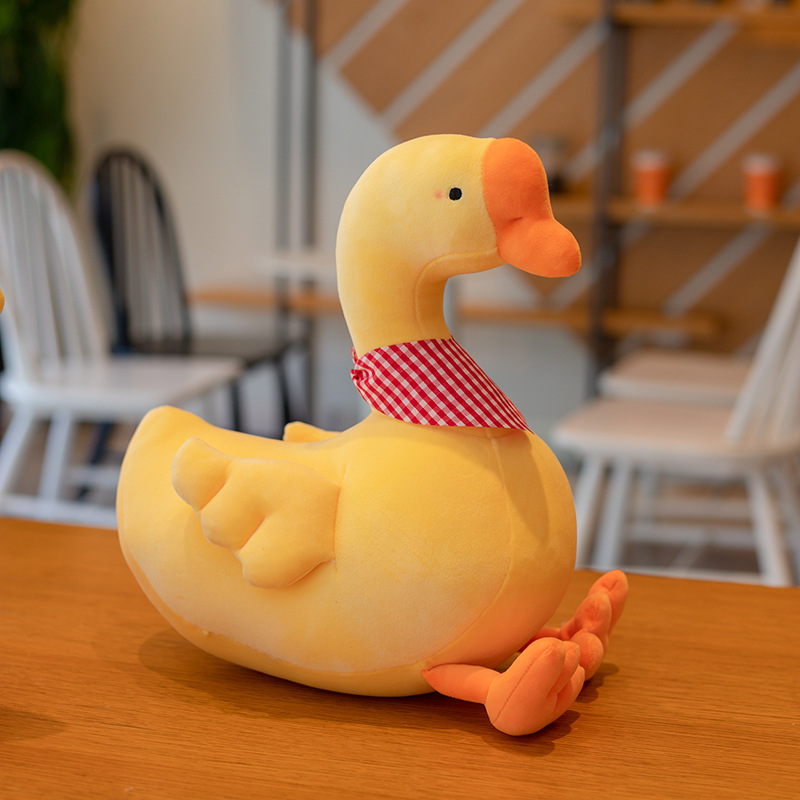 cute scarf small white goose figurine doll big white geese plush toy children's ragdoll baby comfort sleeping pillow Application Scenario