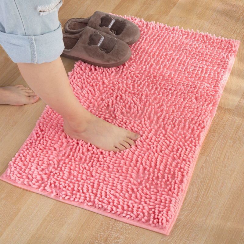 chenille floor mat bathroom entrance floor mat bathroom absorbent non-slip floor mat bedroom carpet kitchen door mat wholesale Item Picture