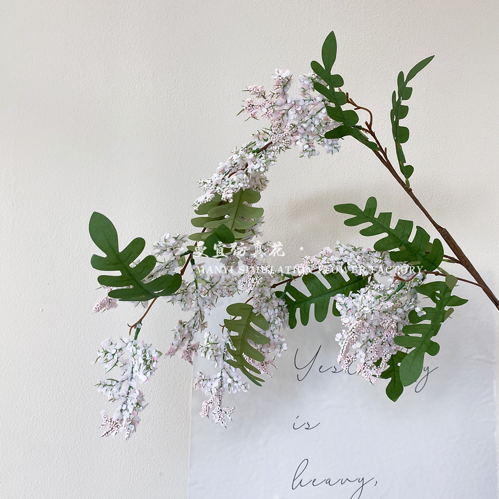 huaihua huairui artificial flower advanced sense realistic retro fake flower living room table decorations wedding celebration decoration silk flower landscape details Picture