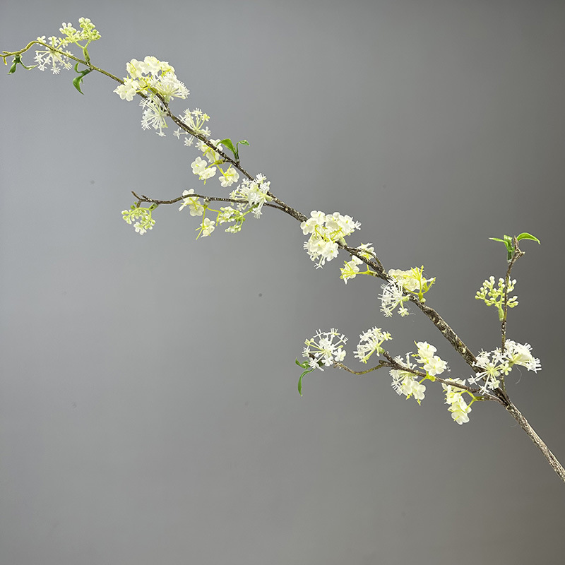 fontanesia small floral home decoration wedding flower home decoration simulation fontanesia fontanesia artificial flower plant details Picture