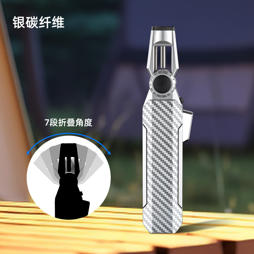 jobon foldable kitchen igniter windproof outdoor barbecue spray gun type gas lighters points smoke pipe full figure