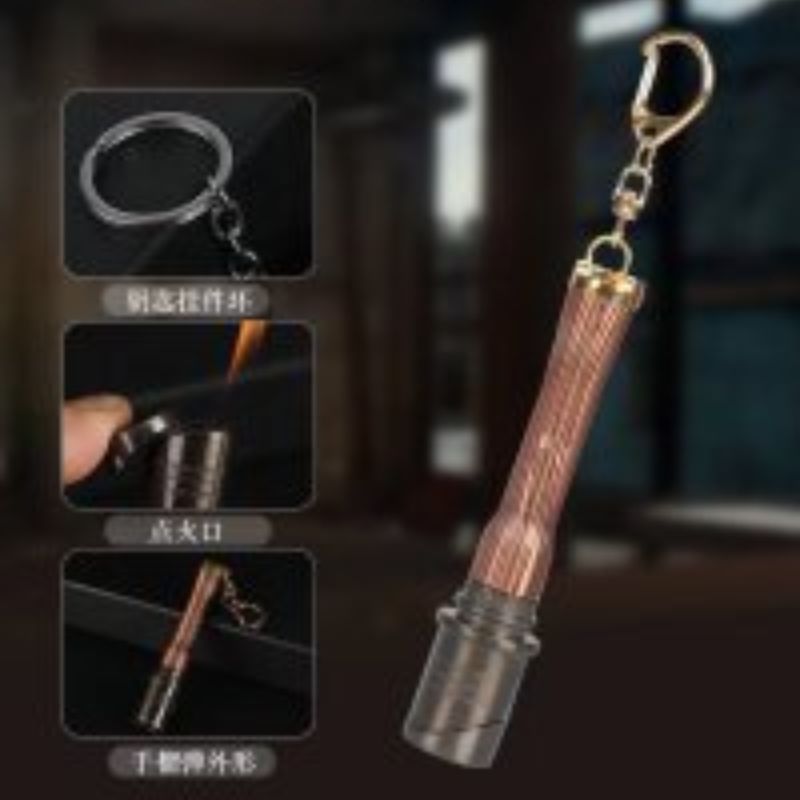 绝地求生钥匙扣吃鸡游戏手榴弹周边模型网红创意新款明火打火机详情图2