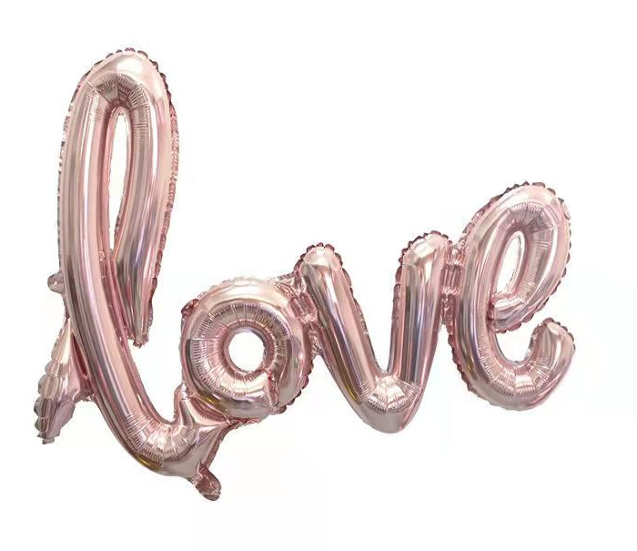 aluminum balloon wholesale wedding decoration wedding room scene layout wedding wedding birthday confession love letter set details Picture