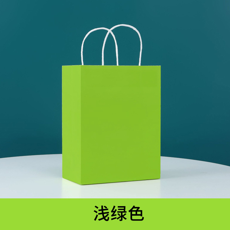 handbag customized cardboard christmas gift packing bag takeaway hand bag advanced sense kraft paper bag customization Specification drawing