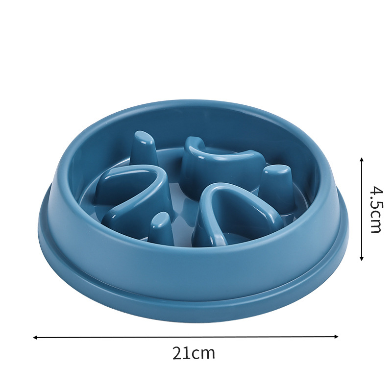 dog slow food bowl anti-choke pet tableware bottom non-slip anti-tumble dog bowl hot selling pet slow food bowl Item Picture