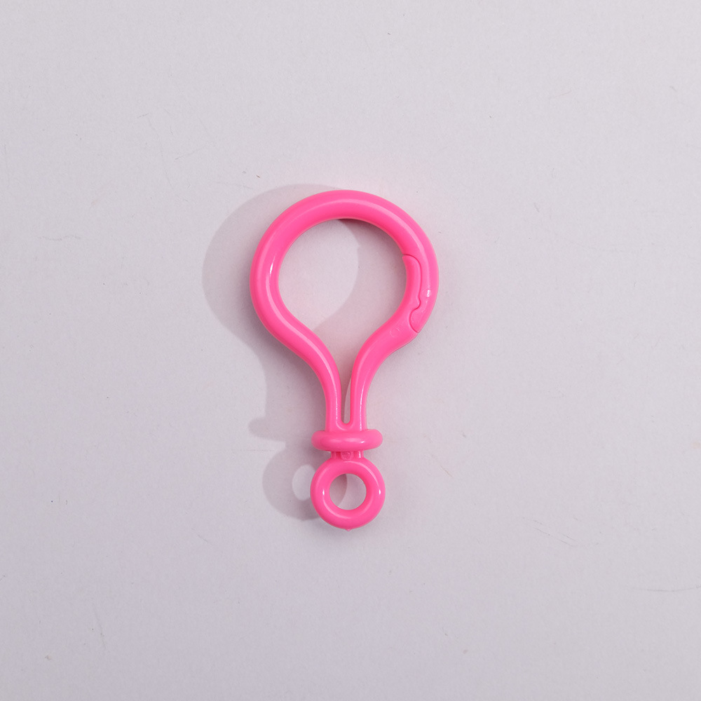 thickened korean style color plastic key ring bulb buckle ornament accessories rubber buckle plush doll hanging buckle accessories handmade full figure