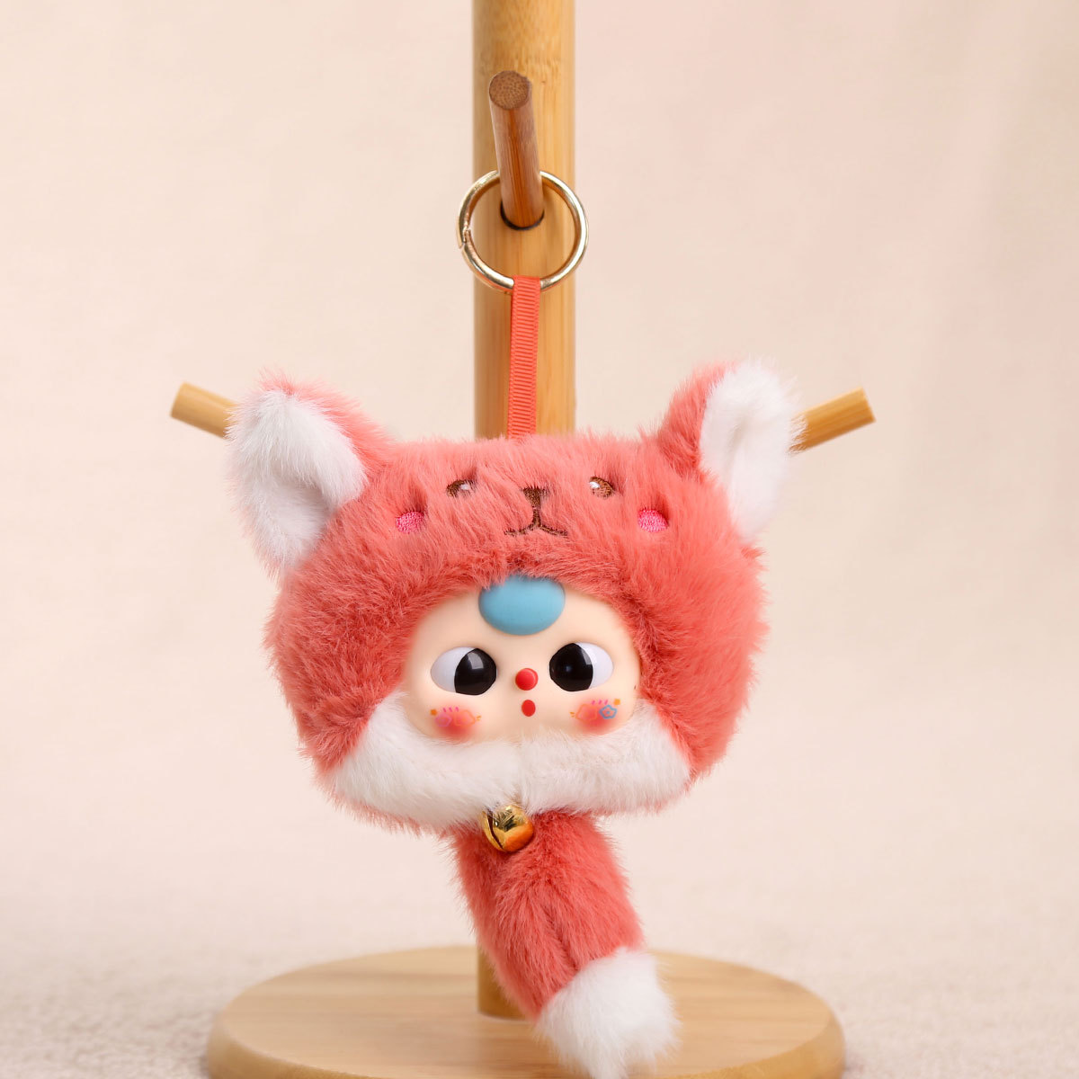 vinyl baby three-year-old transformation animal plush toy doll doll birthday gift pendant little doll package pendant details Picture
