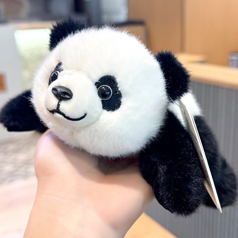 very baby fragrant sanzi animal doll cute panda plush toy coati doll palm table companion Application Scenario