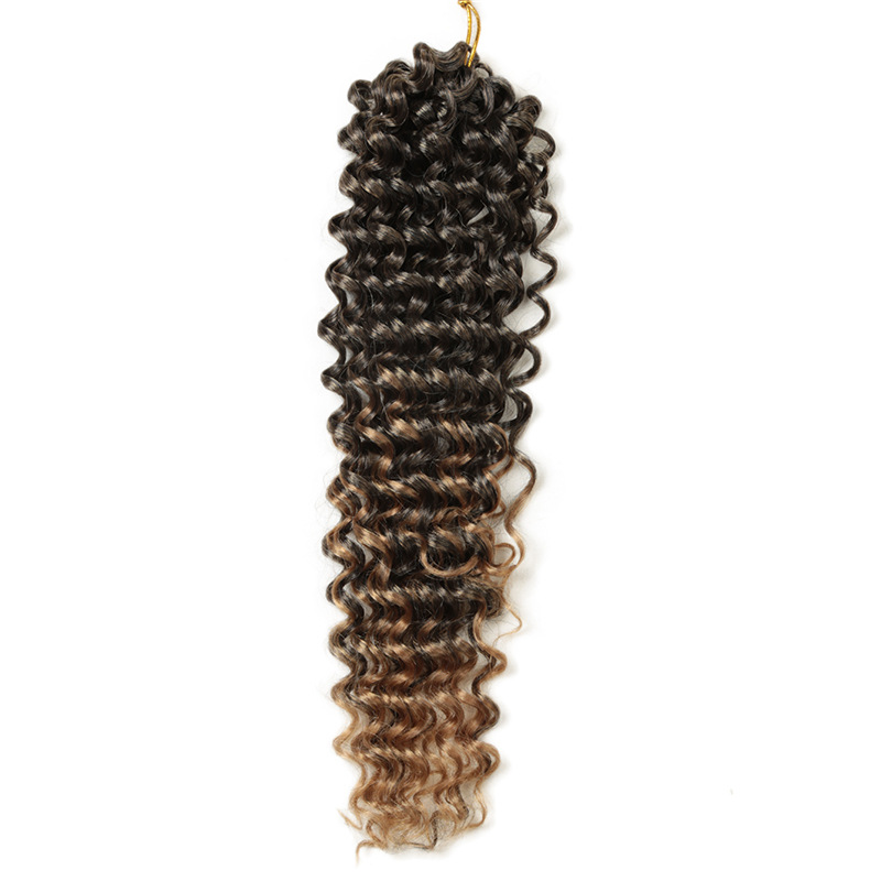 african curly wig crochet beach curl synthetic knit crochet latin american curly wig details Picture