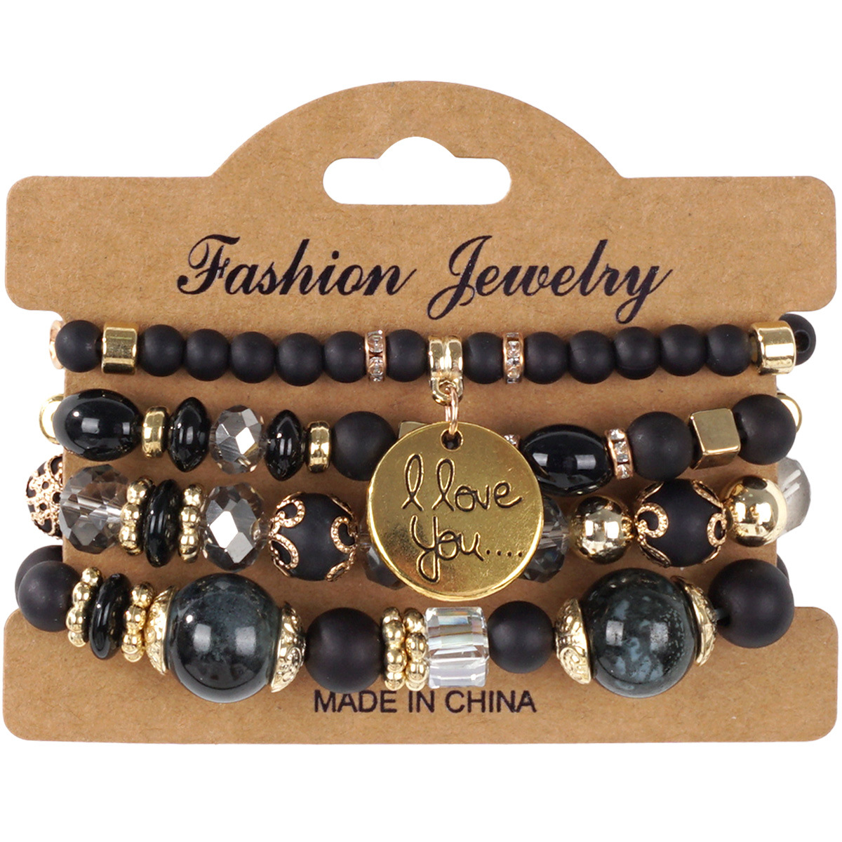 europe and america cross border hot-selling new arrival bohemian bracelet creative tassel multi-layer beaded bracelet fashion jewellery Specification drawing