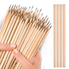 hexagonal log pencil hb daily writing pupils' writing drawing stationery children sketch drawing pencil wholesale full figure