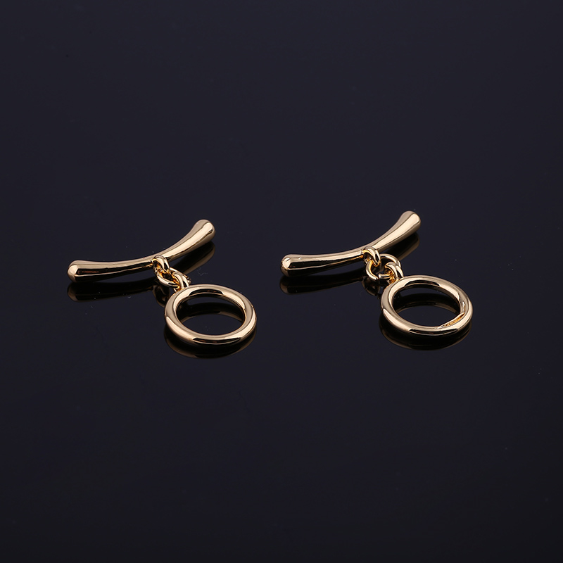 Metal accessories for earrings, semi-finished earrings, nine-pin ear hooks, handcrafted live zircon chains details Picture