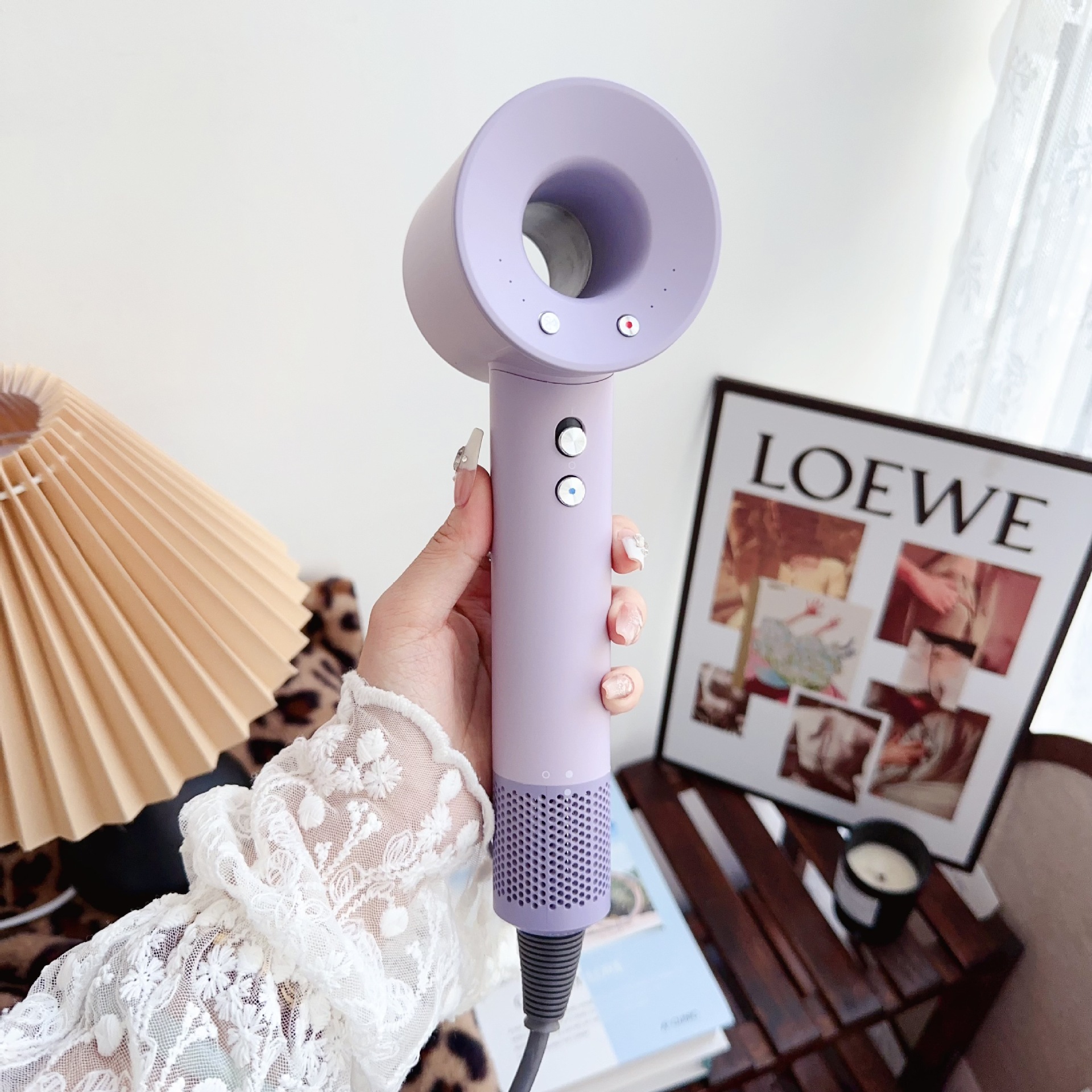 cross-border hot high-speed non-leaf hair dryer huaqiang north one sen same hair dryer anion does not hurt hair dryer Specification drawing