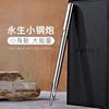 new all-steel fountain pen with gold nib lock and load spray pen dark nib 0.38mm student writing practice calligraphy contact iridium gold pen logo full figure