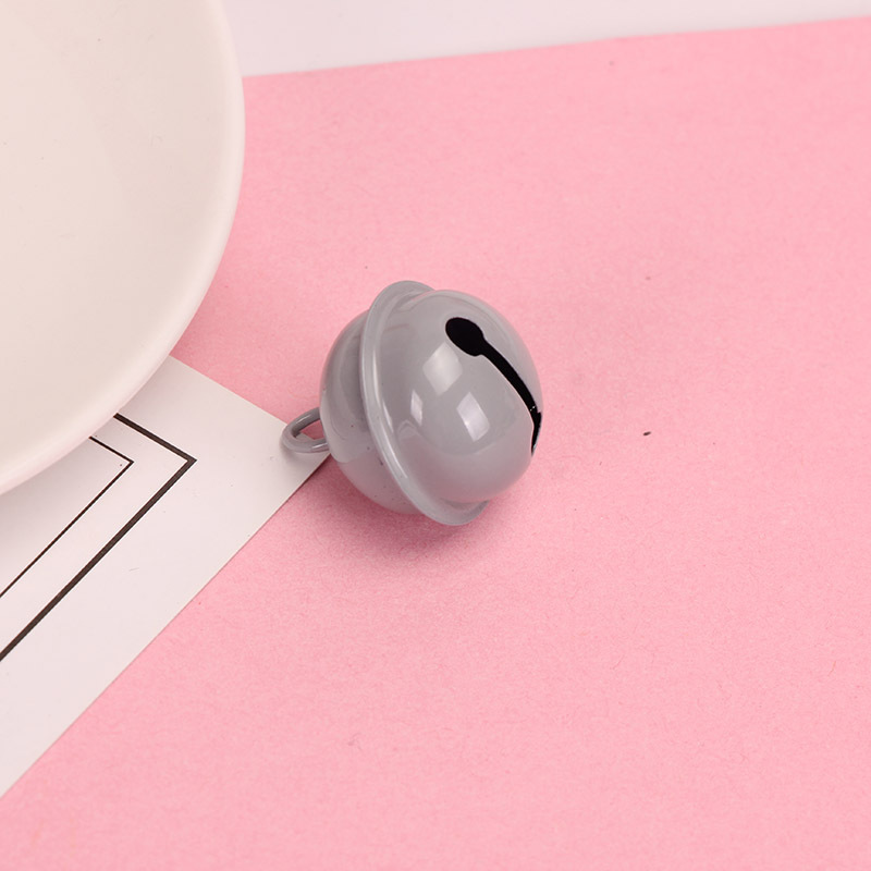 22mm color little bell shape ornament accessories keychain candy color baking paint for metal bell christmas tree decoration pendant Application Scenario