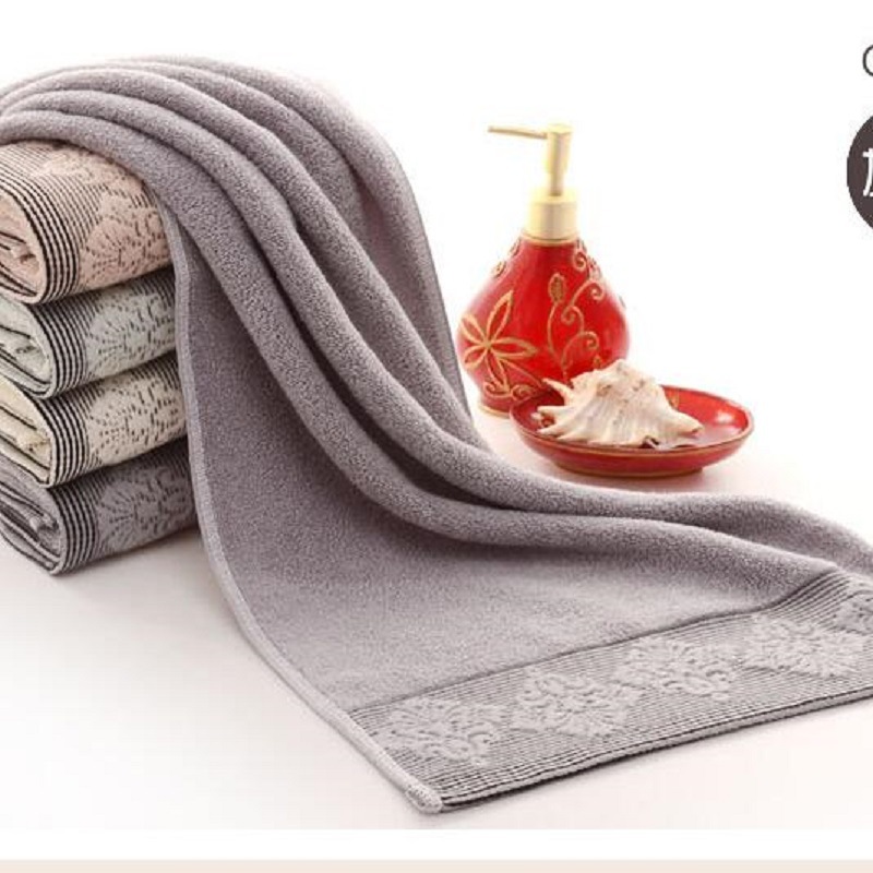 gaoyang factory cotton european flower towel soft absorbent large face towel supermarket gift wholesale household and face wash towel details Picture
