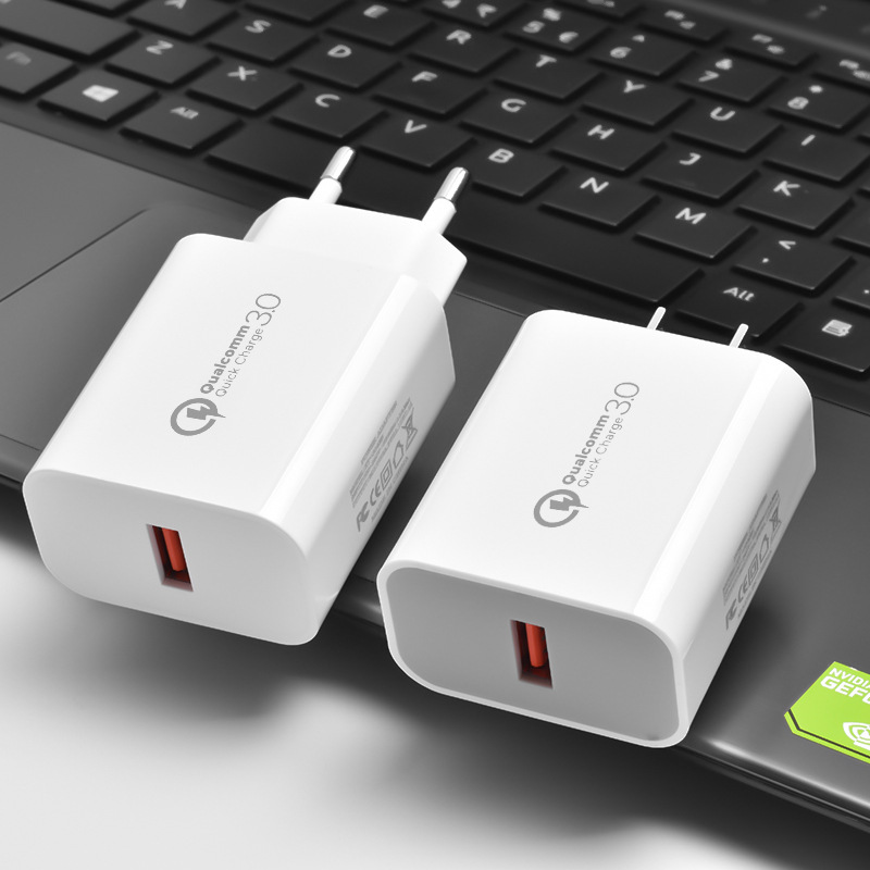 factory in stock 5 v3a fast charging head qc3.0 mobile phone charger european and american standard wireless charger 18w high power power supply Application Scenario