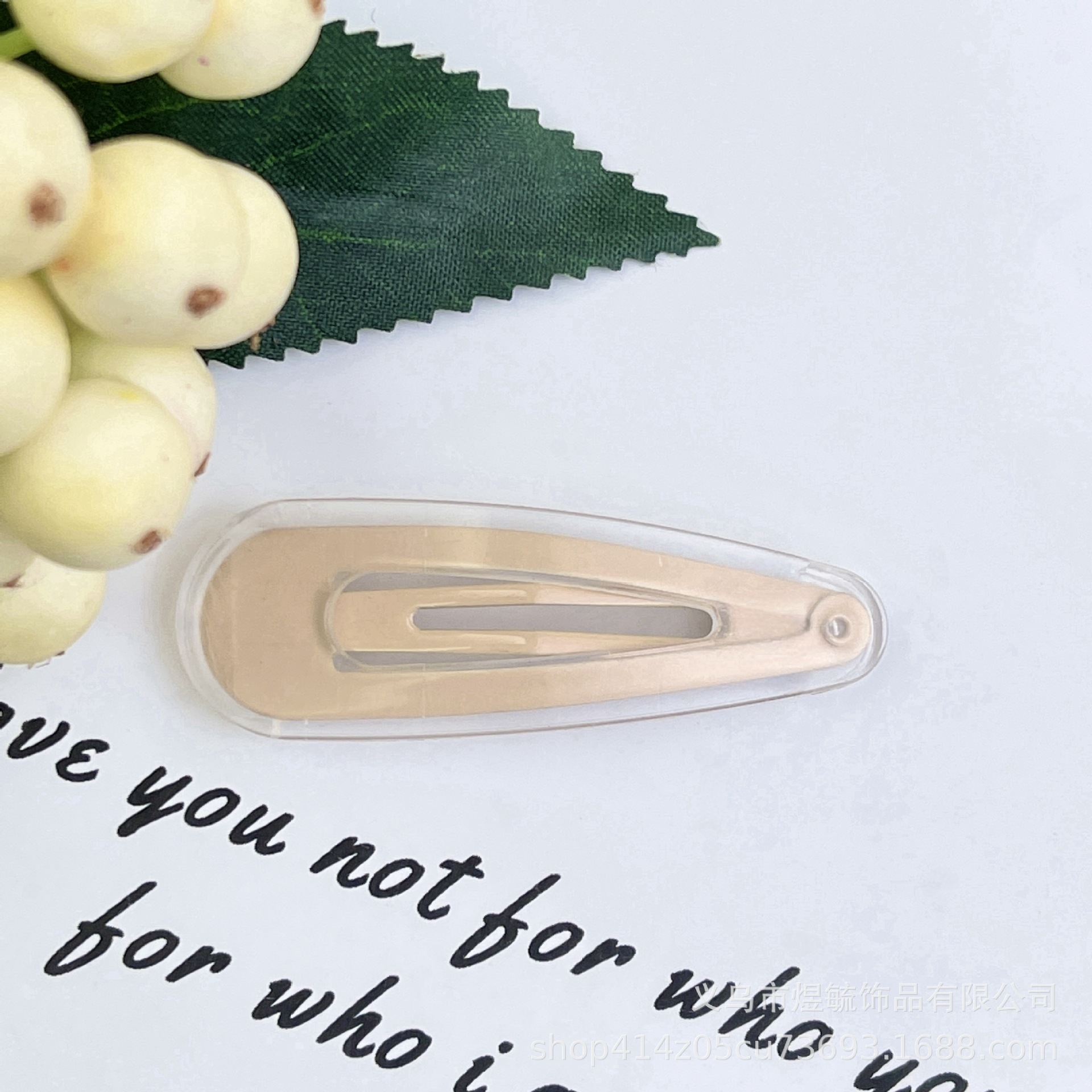 ice transparent water drop candy color bb clip cropped hair clip macaron hairpin hair ornaments handmade accessories material side clip wholesale Application Scenario