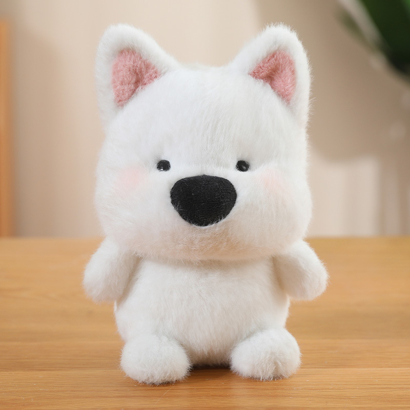 cute table with little elephant plush toy doll zhuo zi decoration little beaver puppet accompany learning and matching children free shipping details Picture