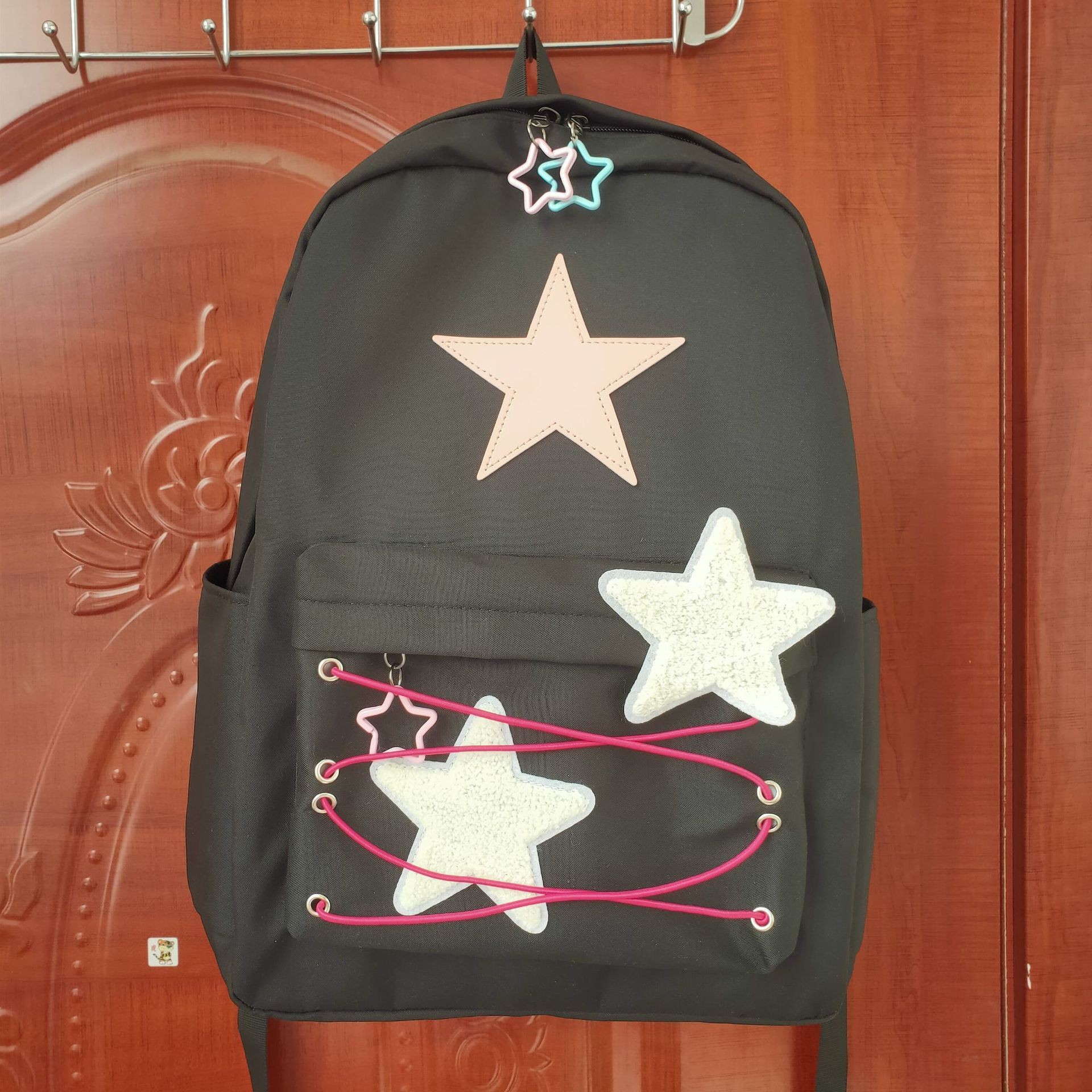 schoolbag backpack female ins minority fashion travel lightweight and large capacity leisure all-match new trend student backpack Specification drawing