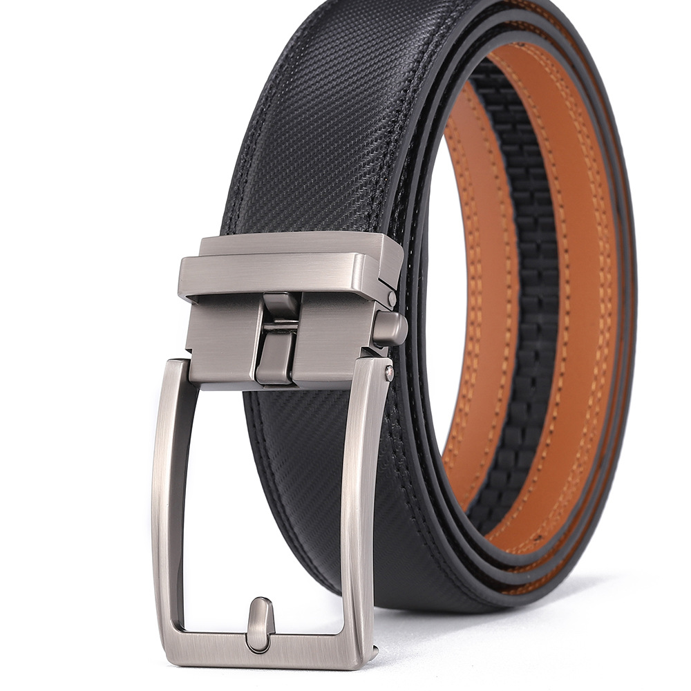 spot cowhide belt wholesale fashion men's leather belt casual belt genuine leather pants belt cross-border 2025 new details Picture