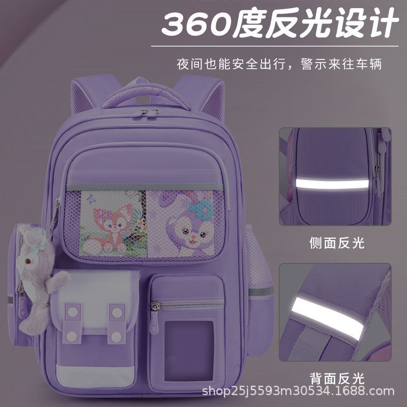 new primary school student schoolbag boys and girls children burden reduction large oxford cloth backpack waterproof large capacity bag Application Scenario