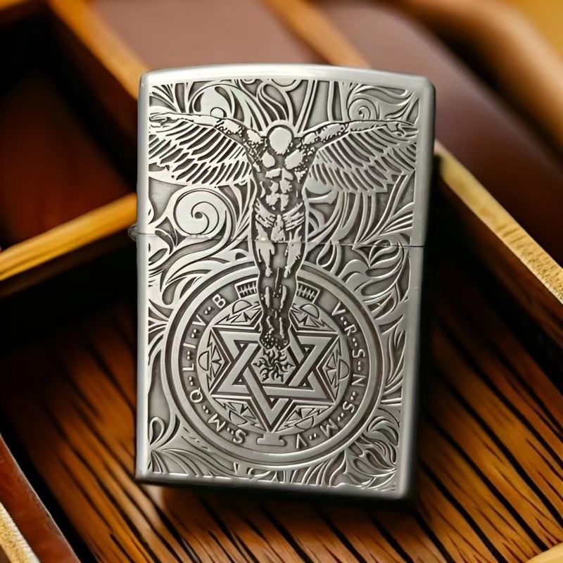 factory direct sales constantine embossed bronze 3085 kerosene metal windproof lighter wholesale full figure