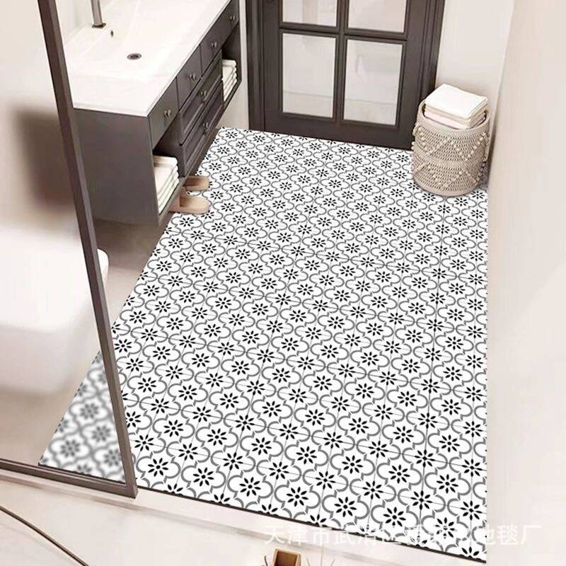 bathroom absorbent floor mat large size bathroom entrance full non-slip floor mat toilet sink diatom ooze carpet full figure