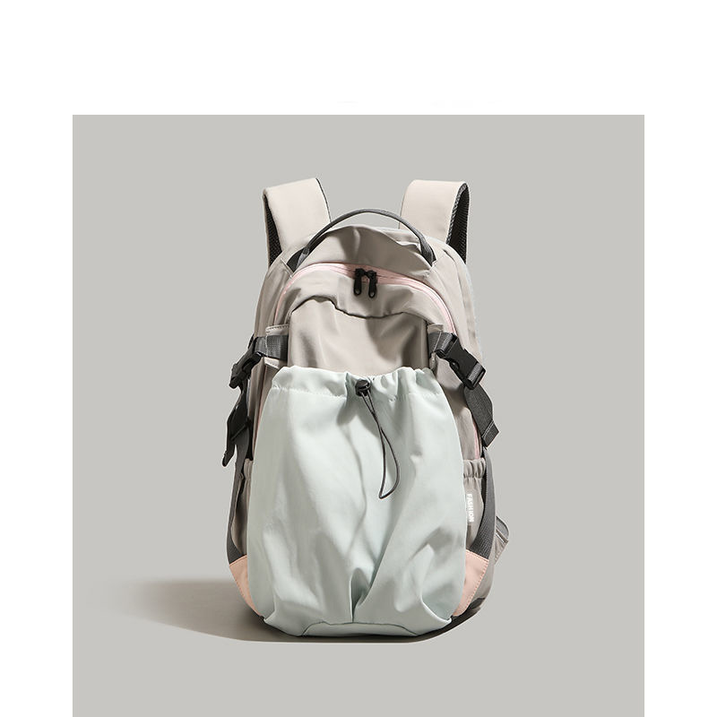 nylon backpack 2025 fashion large capacity lightweight backpack junior high school high school student schoolbag short trip bag Specification drawing