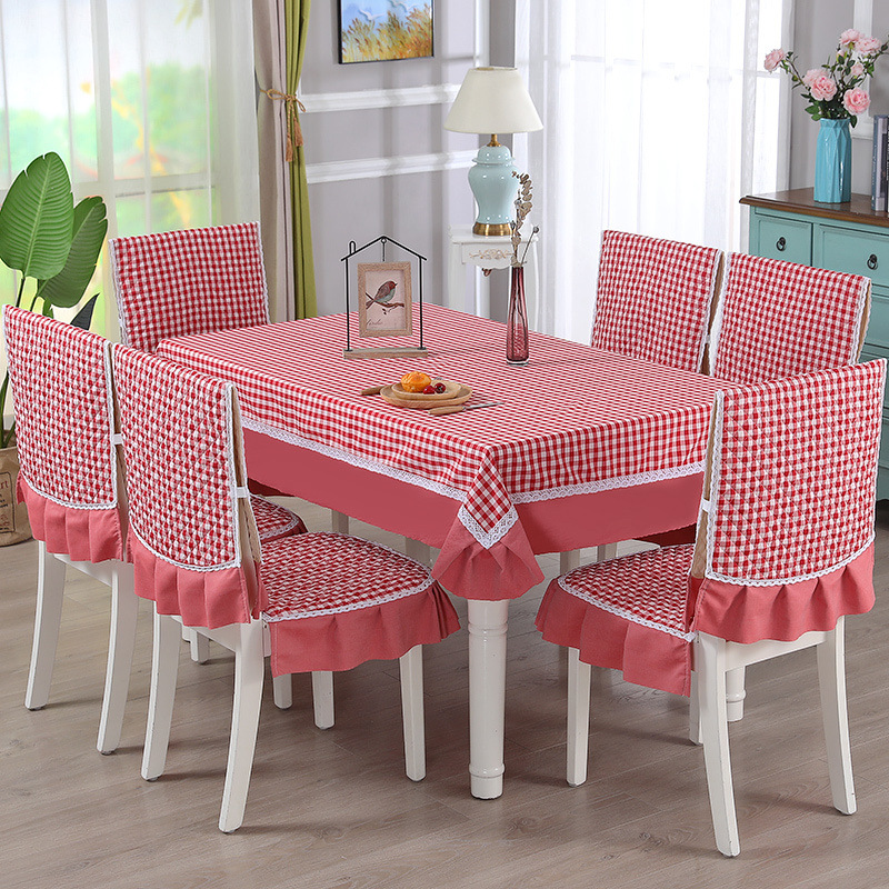 chair cover dining table cloth chair cover chair cushion set rectangular tablecloth dining chair cushion chair cover home chair cover chair cover details Picture