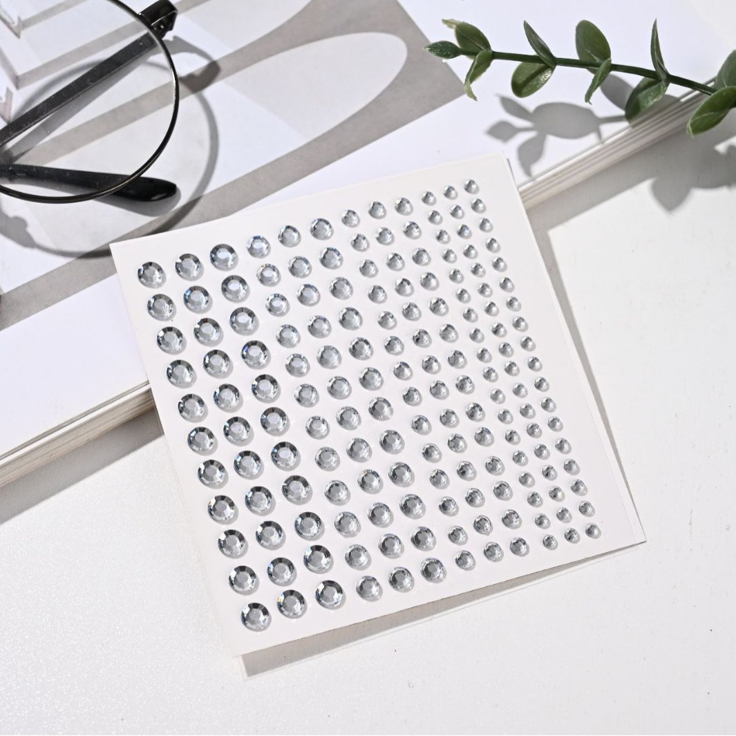 pearl face pasters festival party performance diy children's stage makeup acrylic diamond paste manicures decoration diamond sticker full figure