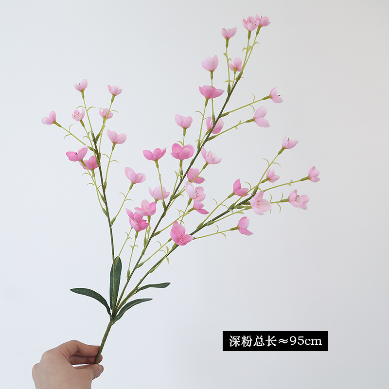 lily artificial flower living room light luxury high-end decorative floral flower arrangement ornaments dining table wind bell flower fake flower decoration Application Scenario