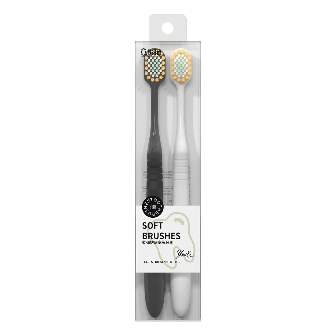 wide head soft-bristle toothbrush quality student couple adult big head home family pack department store hot sale Application Scenario