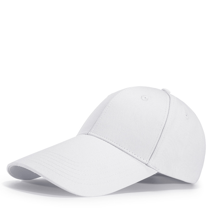 summer outdoor anti-ddos extended visor japanese baseball cap men and women casual solid color peaked cap factory customization Specification drawing