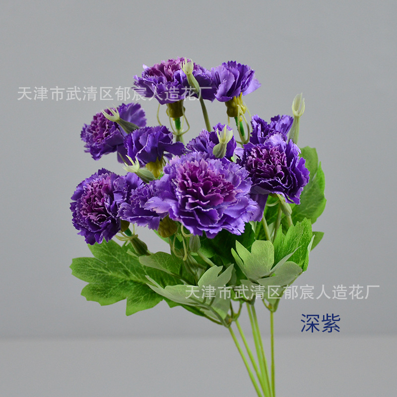 artificial carnation bouquet mother's day gift 10 carnation bundled flower home decoration carnation exclusive for cross-border Application Scenario