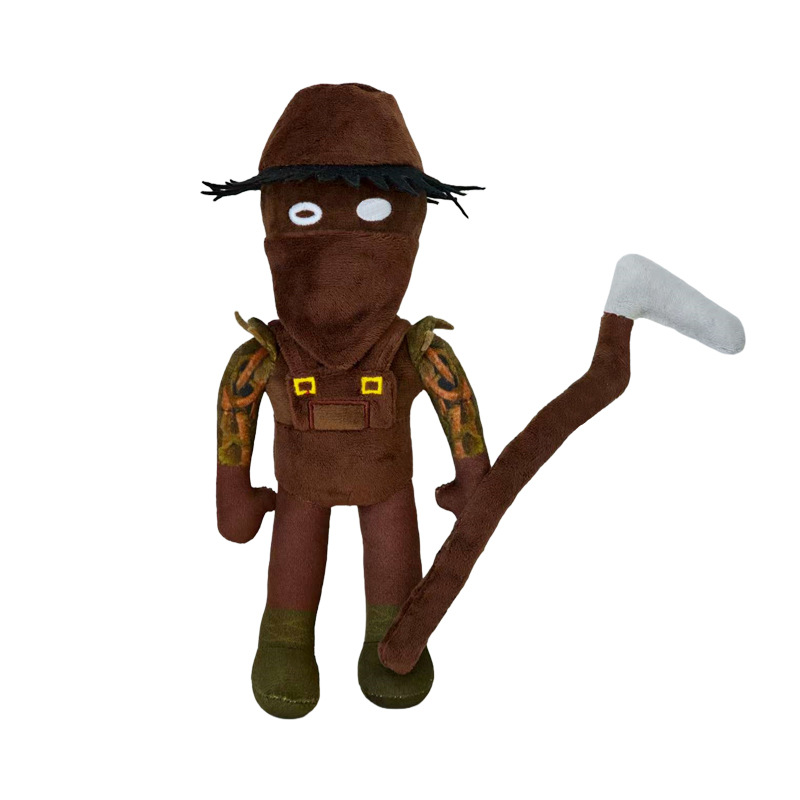 cross-border new products doors outdoors door outdoor adventure game doll horror radish farmer plush toy Application Scenario