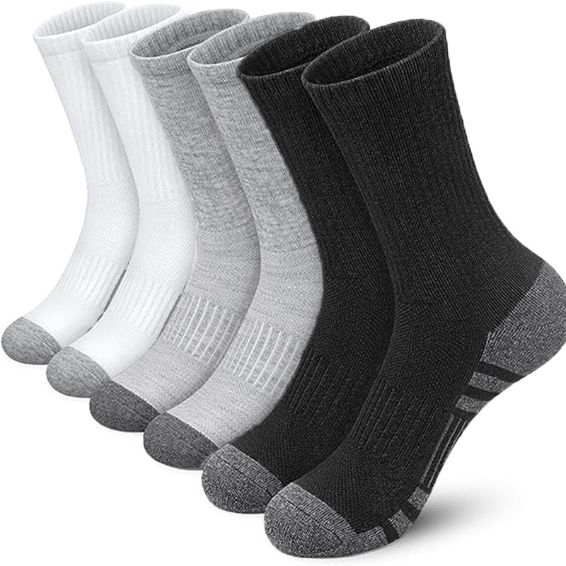 zhuji socks 47 plus size socks wholesale basketball sports socks white stockings autumn mid-calf length socks for men full figure