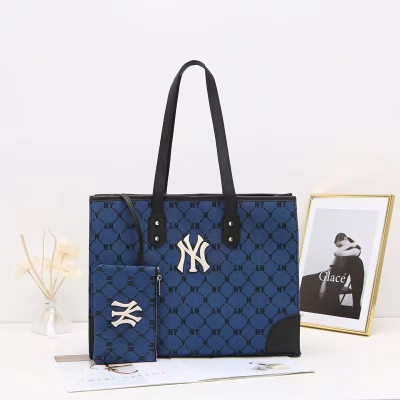 korea 2025 new mlb tote bag women's fashion handbag everyday joker large capacity shoulder bag full figure