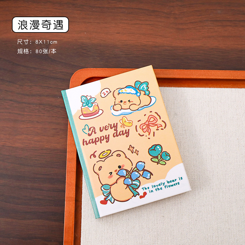 cute apple a7 notebook ins style pockets notebook student cute mini notebook portable blank notepad details Picture