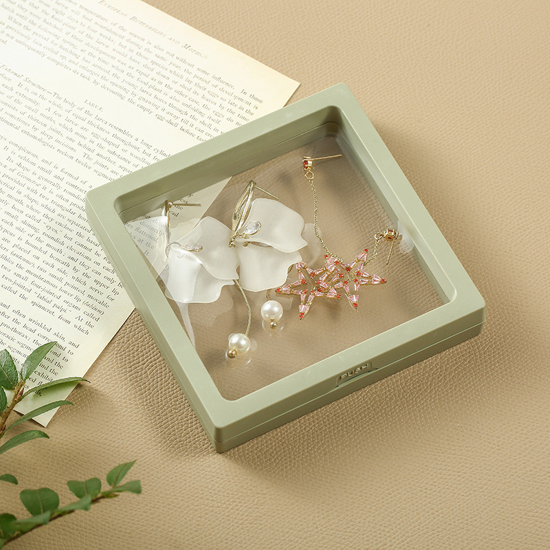 spot pe film suspension box packing box bracelets storage box ring bracelet jewelry box jewelry gift box Item Picture