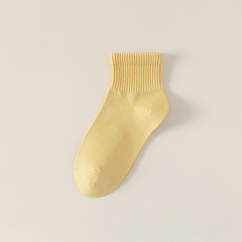 socks women's pure cotton anti-beriberi deodorant zhuji socks women's spring and summer long socks mid-calf boneless maternity socks breathable Item Picture