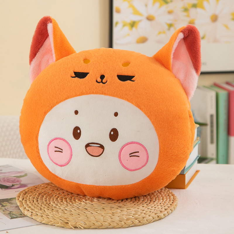 cross-border winter hand warmer pillow girls' office intervention plush toy clow m melody heating pad face pillow Specification drawing