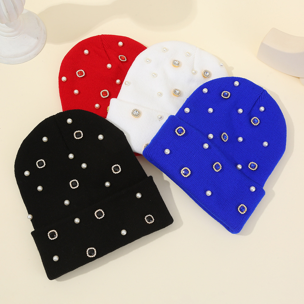 女士帽子，点钻帽子，钉珠帽子，华丽女士帽子