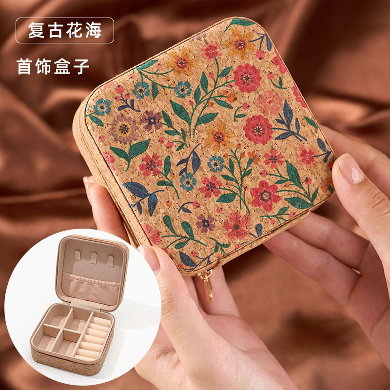 new portable travel jewelry storage box jewelry box one piece dropshipping small ring packaging jewelry box Application Scenario