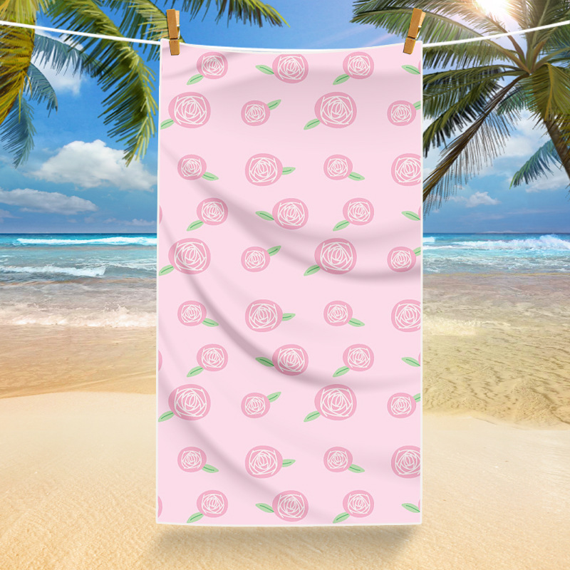 hot selling beach towel bath towel wholesale microfiber towel beach mat digital printing sports bath towel can be customized with pictures Specification drawing